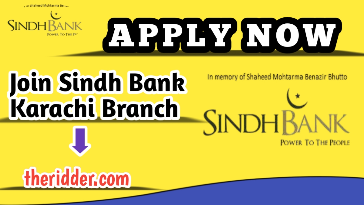 Sindh Bank Jobs