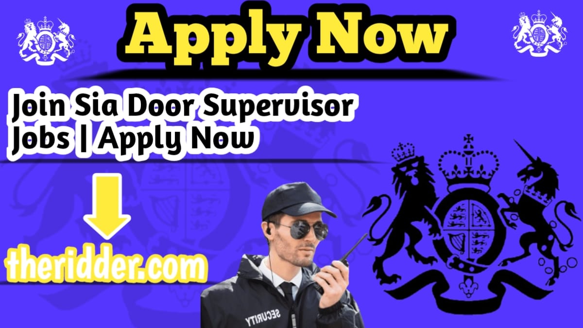 SIA Door Supervisor Jobs